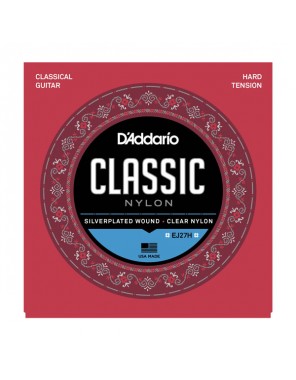 Струны D'addario для кл.гит. EJ27H  Hard Tension