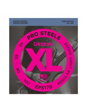 Струны D'addario для басгит. EPS170  4стр,(45-100)