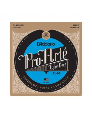 Струны D'addario для кл.гит. EJ46  Hard Tension
