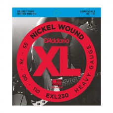 Струны D'addario для басгит. EXL230  4стр,(55-105)