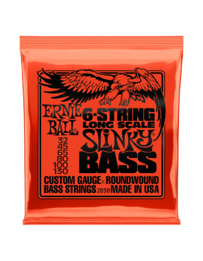 Струны EB для гитары 2838 бас 6-стр.(32-130)