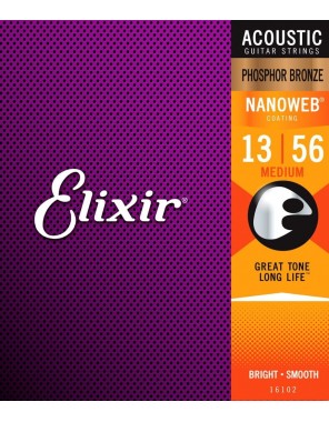 Струны Elixir для ак.гит. 16102 (13-56)