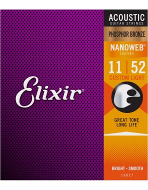 Струны Elixir для ак.гит. 16027 (11-52)