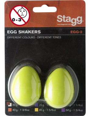 Шейкер Stagg EGG-2 GR (к-кт 2 шт.)