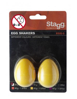 Шейкер Stagg EGG-2 YW (к-кт 2 шт.)