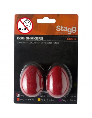 Шейкер Stagg EGG-2 RD (к-кт 2 шт.)