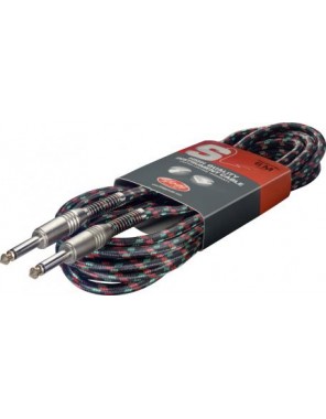 Кабель Stagg гитарный SGC6VT BK