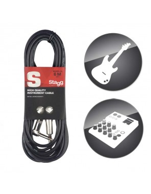 Кабель Stagg гитарный SGC6 PL DL