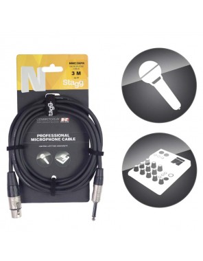 Кабель Stagg микрофонный NMC-3XPR