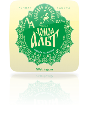 Струны Г.М для домры альт DA-4/80