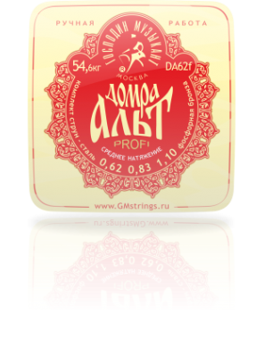 Струны Г.М для домры альт DA-62