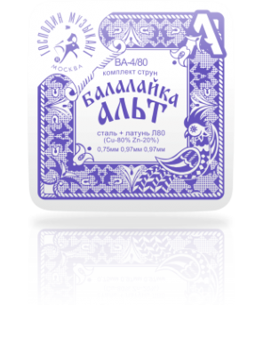 Струны Г.М для бал.альт BA-4/80
