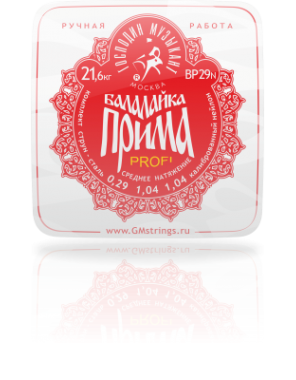 Струны Г.М для бал.прима BP-29N