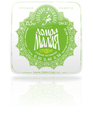 Струны Г.М для домры прима DM-30
